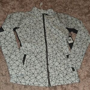 Karma Geometric Patterned Women's Jacket